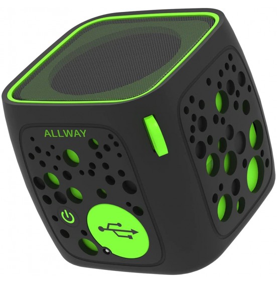 Small Bluetooth Speaker,ALLWAY Ultra Compact Mini Portable Bluetooth Speakers with Loud Stereo Sound,Rich bass,TF Card Port,164 Feet Bluetooth 5.0 Range for Laptop,iPhone,Echo,Car and More Small Bluetooth Speaker,ALLWAY Ultra Compact Mini Portable Bluetooth Speakers with Loud Stereo Sound,Rich bass,TF Card Port,164 Feet Bluetooth 5.0 Range for Laptop,iPhone,Echo,Car and More