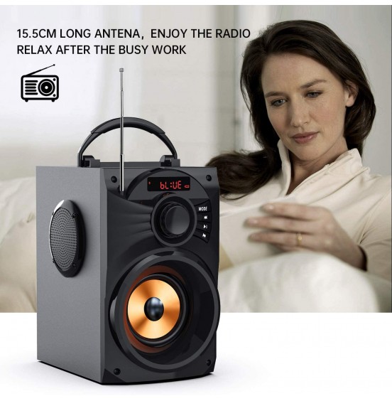 Portable Bluetooth Speaker with Subwoofer Wireless Speakers Outdoor/Indoor Big Speaker Support Remote Control FM Radio TF Card LED Lights MP3 Player Party Speaker for Home Camping iPhone Computer PC Portable Bluetooth Speaker with Subwoofer Wireless Speakers Outdoor/Indoor Big Speaker Support Remote Control FM Radio TF Card LED Lights MP3 Player Party Speaker for Home Camping iPhone Computer PC