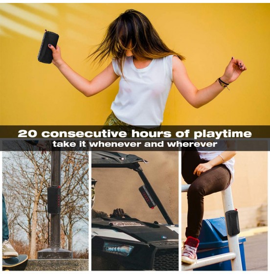 Pro Portable Magnetic Bluetooth Golf Speaker Wireless Waterproof IPX6/Shockproof - 3rd Generation Magnetic Golf Speakers for Golf Cart 20-Hour Playtime Golf Gifts (TWS & SD Card Function) Pro Portable Magnetic Bluetooth Golf Speaker Wireless Waterproof IPX6/Shockproof - 3rd Generation Magnetic Golf Speakers for Golf Cart 20-Hour Playtime Golf Gifts (TWS & SD Card Function)