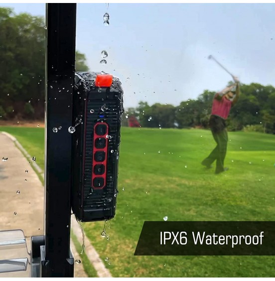 Pro Portable Magnetic Bluetooth Golf Speaker Wireless Waterproof IPX6/Shockproof - 3rd Generation Magnetic Golf Speakers for Golf Cart 20-Hour Playtime Golf Gifts (TWS & SD Card Function) Pro Portable Magnetic Bluetooth Golf Speaker Wireless Waterproof IPX6/Shockproof - 3rd Generation Magnetic Golf Speakers for Golf Cart 20-Hour Playtime Golf Gifts (TWS & SD Card Function)